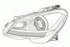 MERCE 2048203539 Headlight